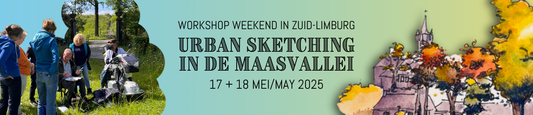 Workshop Weekend: Urban Sketching in de Maasvallei 2025